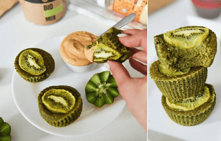 Fitness przepis: Wegańskie babeczki kiwi z zielonych superfoods