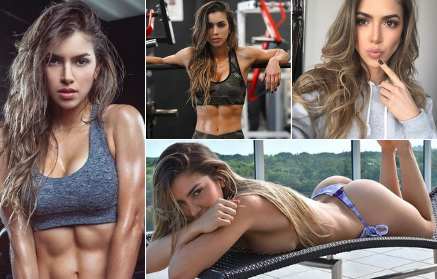 Anllela Sagra: Pierwsza kolumbijska modelka fitness z idealnymi mięśniami brzucha i milionami fanów