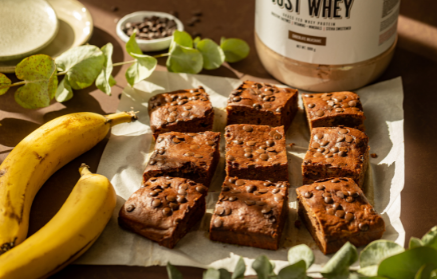 Przepis fitness: Brownie bananowe pełne białka