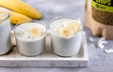 Przepis fitness: Kokosowy pudding chia z bananem