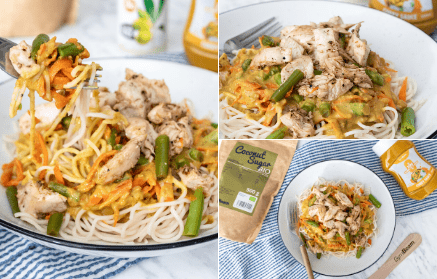 Przepis fitness: Orientalny makaron curry z kurczakiem i warzywami